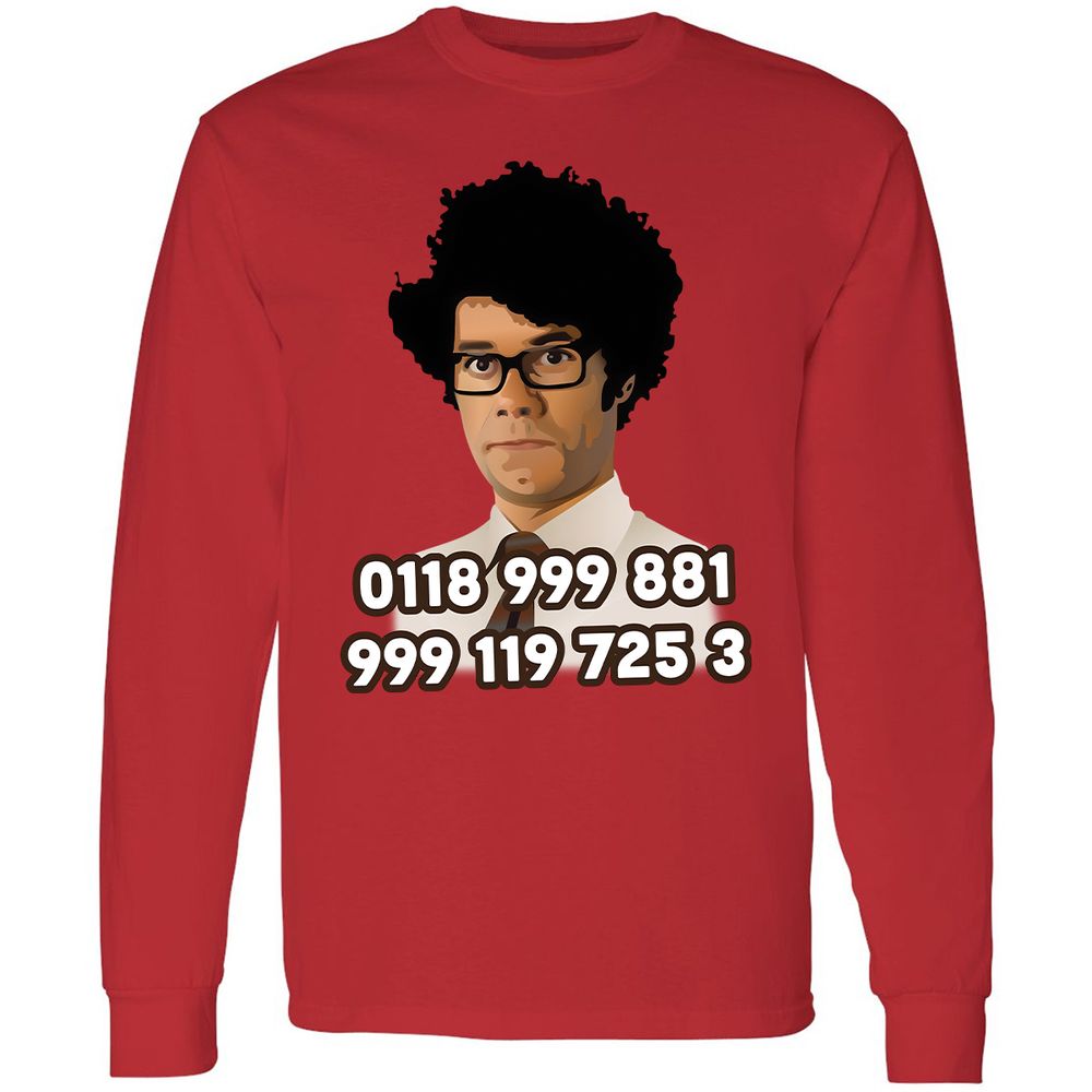 Long Sleeve T-Shirt - 28Q69ZH8 - Red - 14