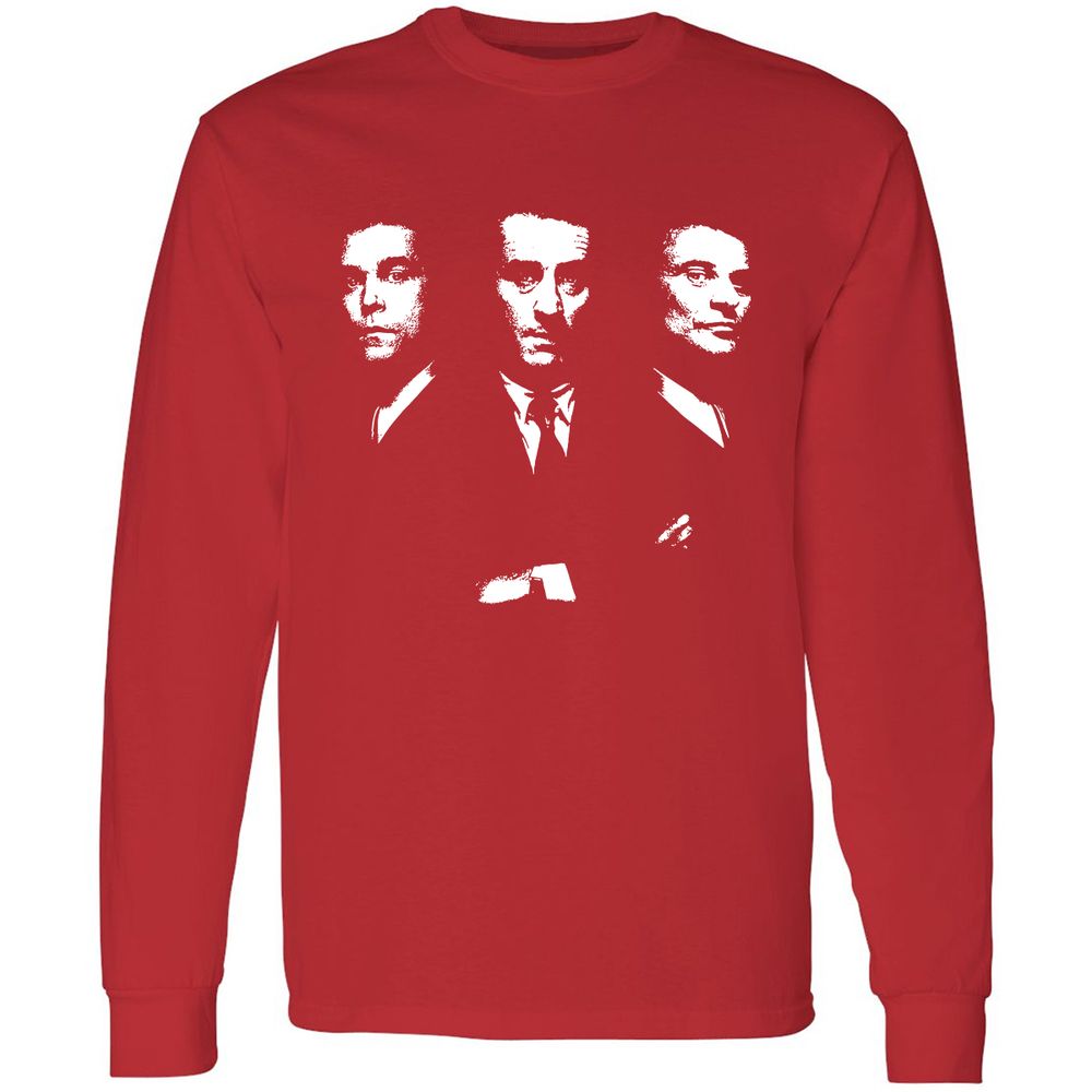 Long Sleeve T-Shirt - 689XYGLW - Red - 14