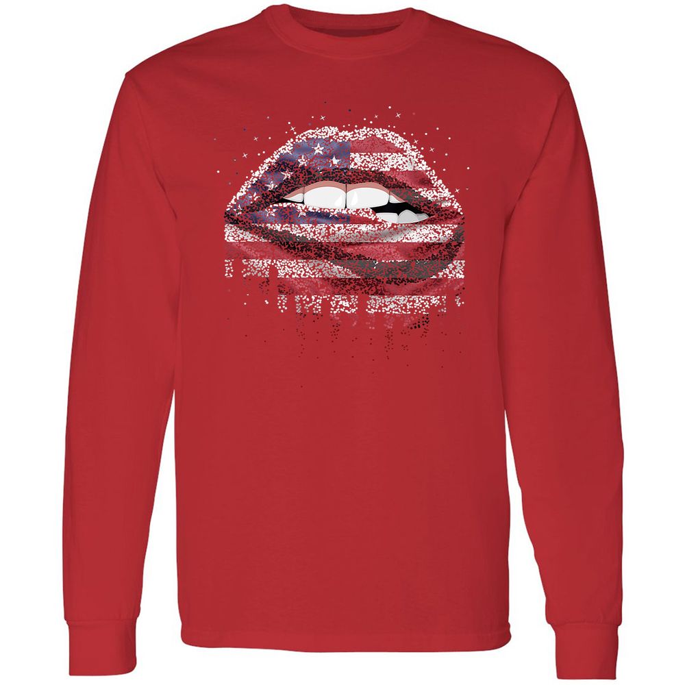 Long Sleeve T-Shirt - A9MV8TGL - Red - 14