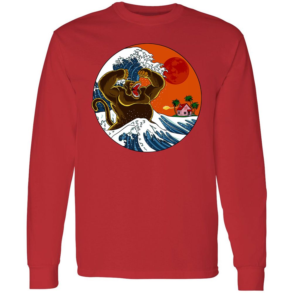 Long Sleeve T-Shirt - KAMM9BFH - Red - 14