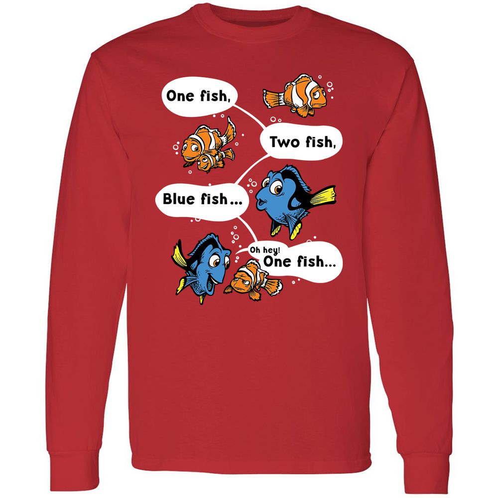 Long Sleeve T-Shirt - APFYGVFB - Red - 14