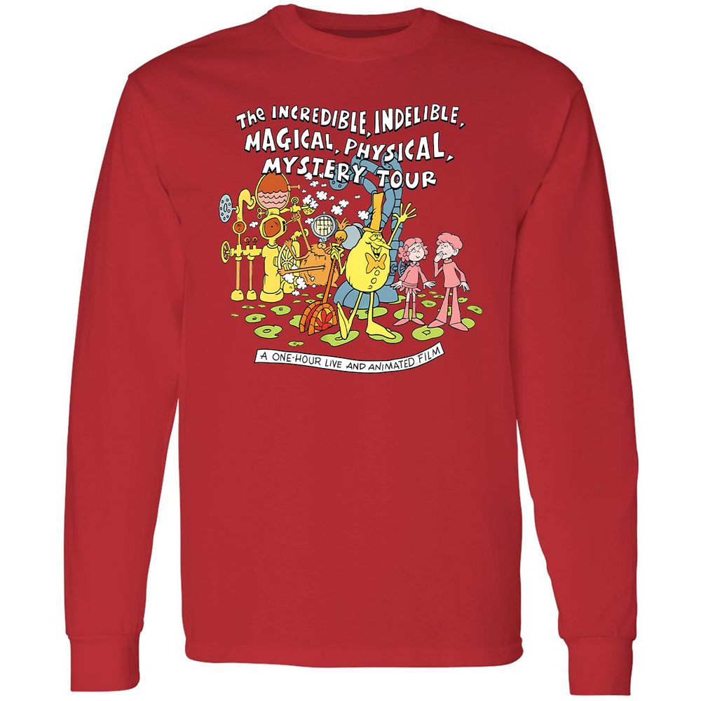 Long Sleeve T-Shirt - 9C7V5K89 - Red - 14