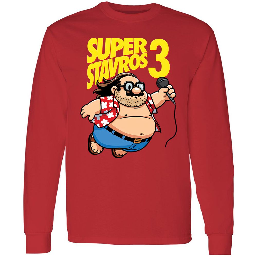 Long Sleeve T-Shirt - 858HAAV3 - Red - 14