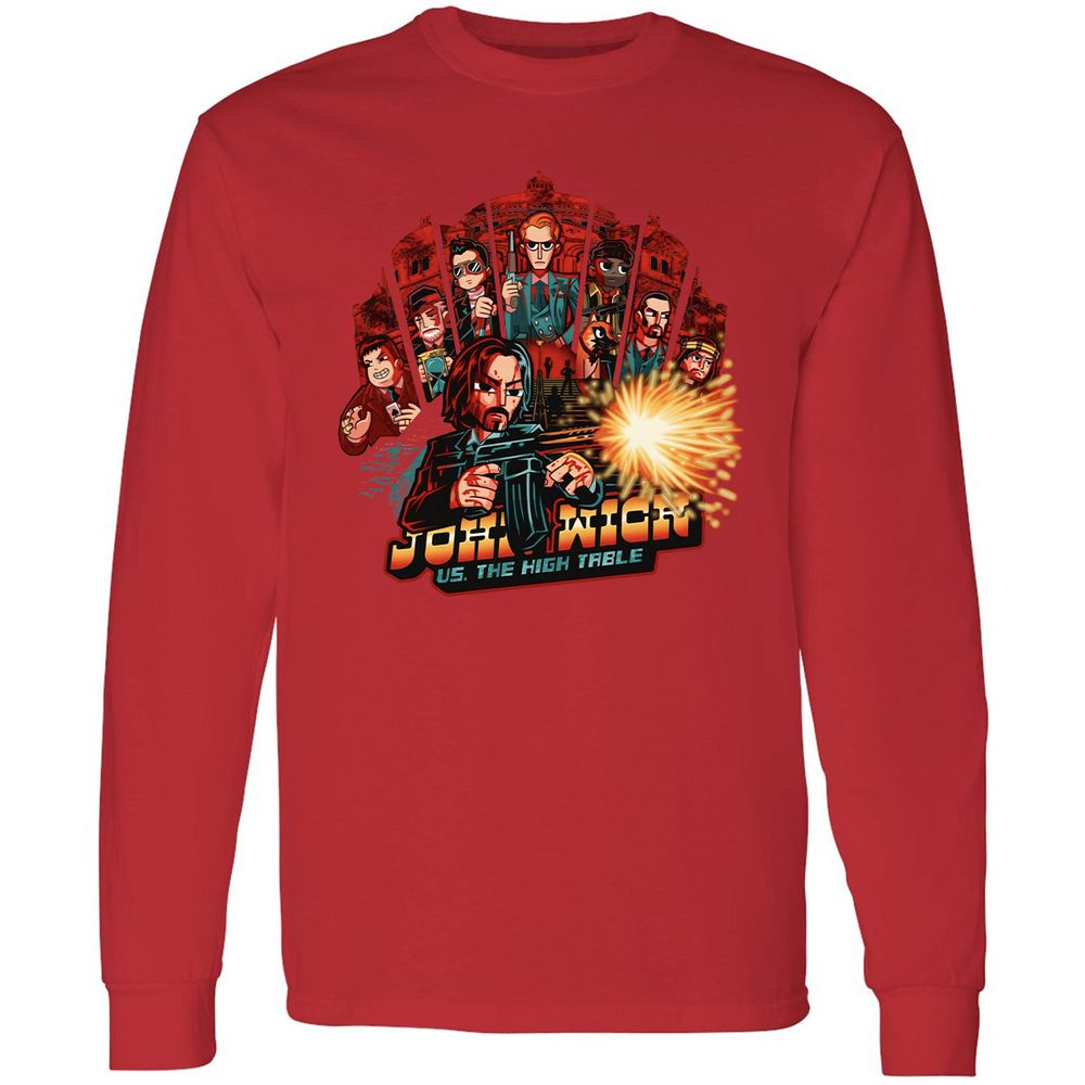 Long Sleeve T-Shirt - TAWQYSTB - Red - 14