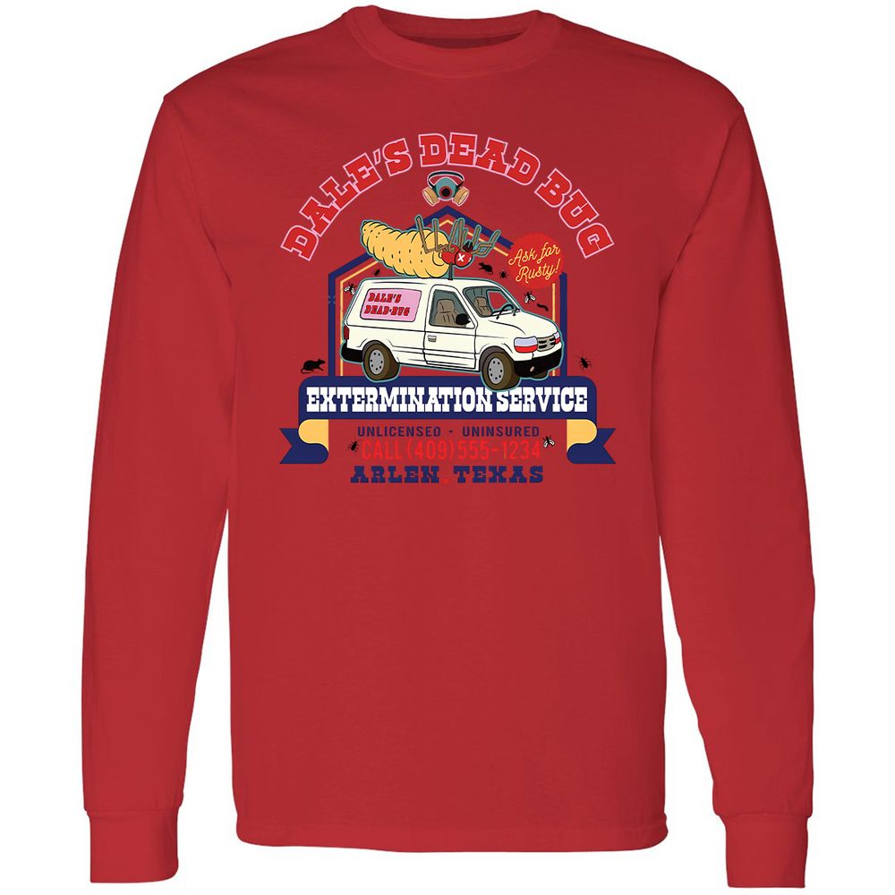 Long Sleeve T-Shirt - 8XZZVUHU - Red - 14