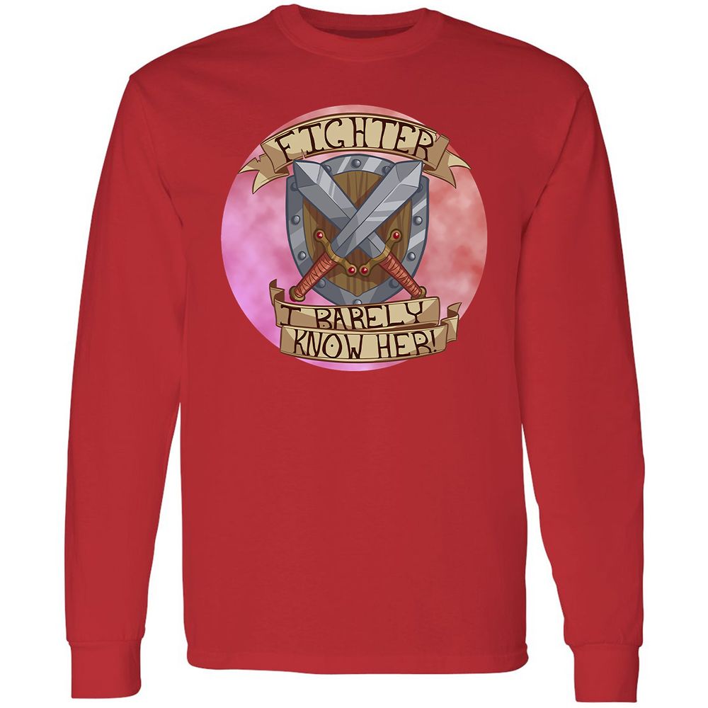 Long Sleeve T-Shirt - HF5ZFBT2 - Red - 14