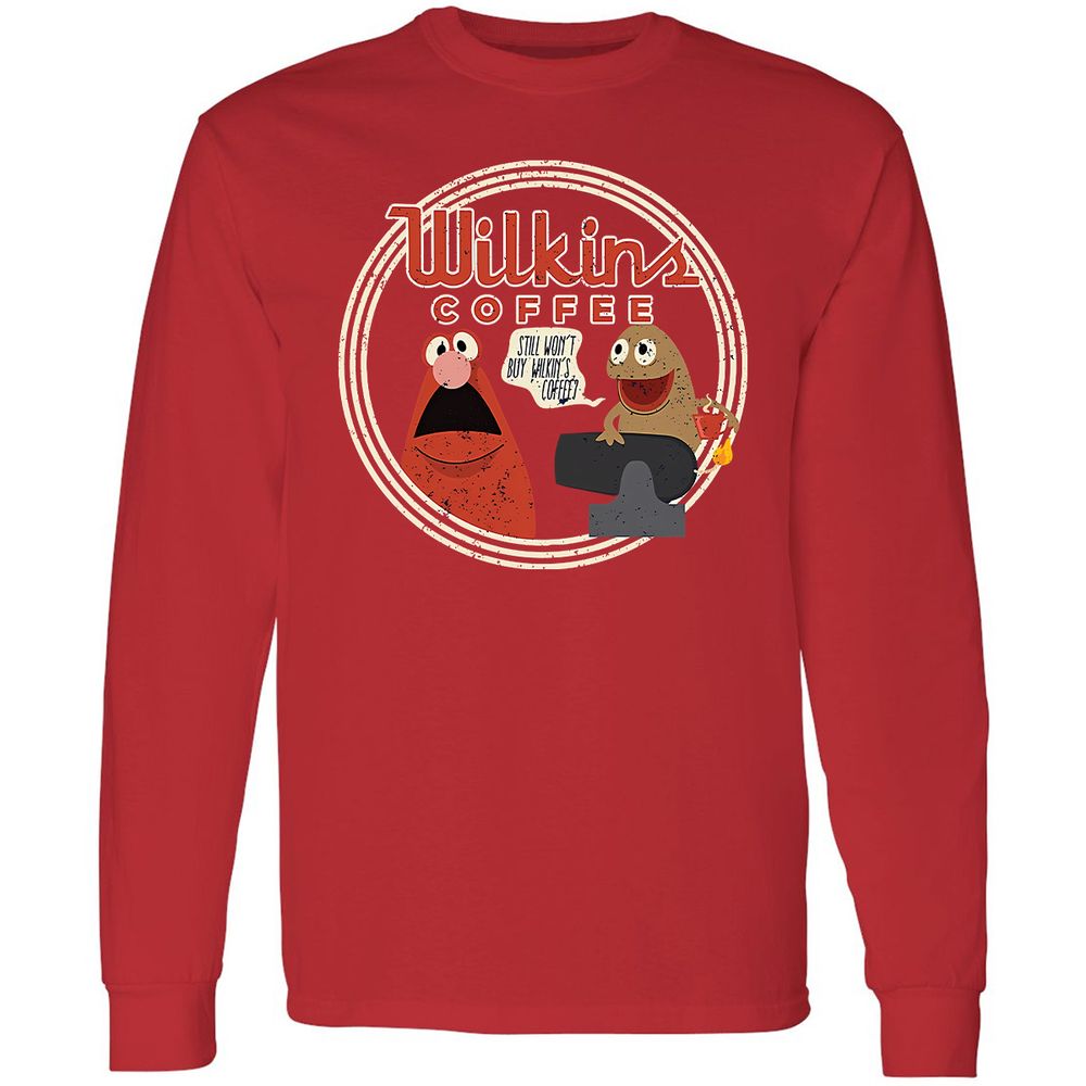 Long Sleeve T-Shirt - H178PCZX - Red - 14