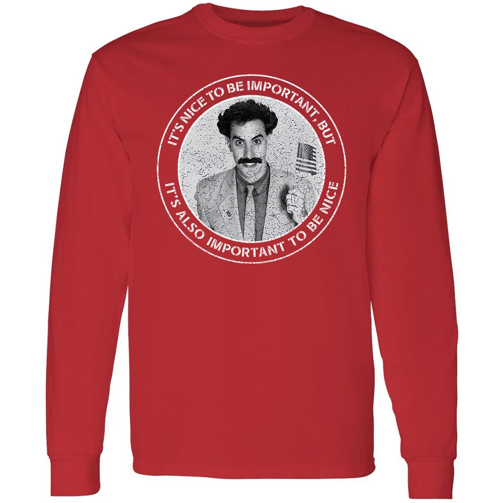 Long Sleeve T-Shirt - PYGTDRTT - Red - 14