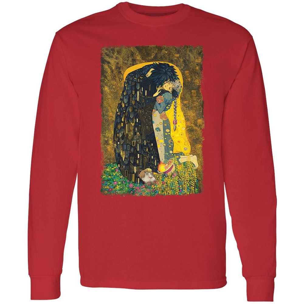 Long Sleeve T-Shirt - CSJEY78C - Red - 14