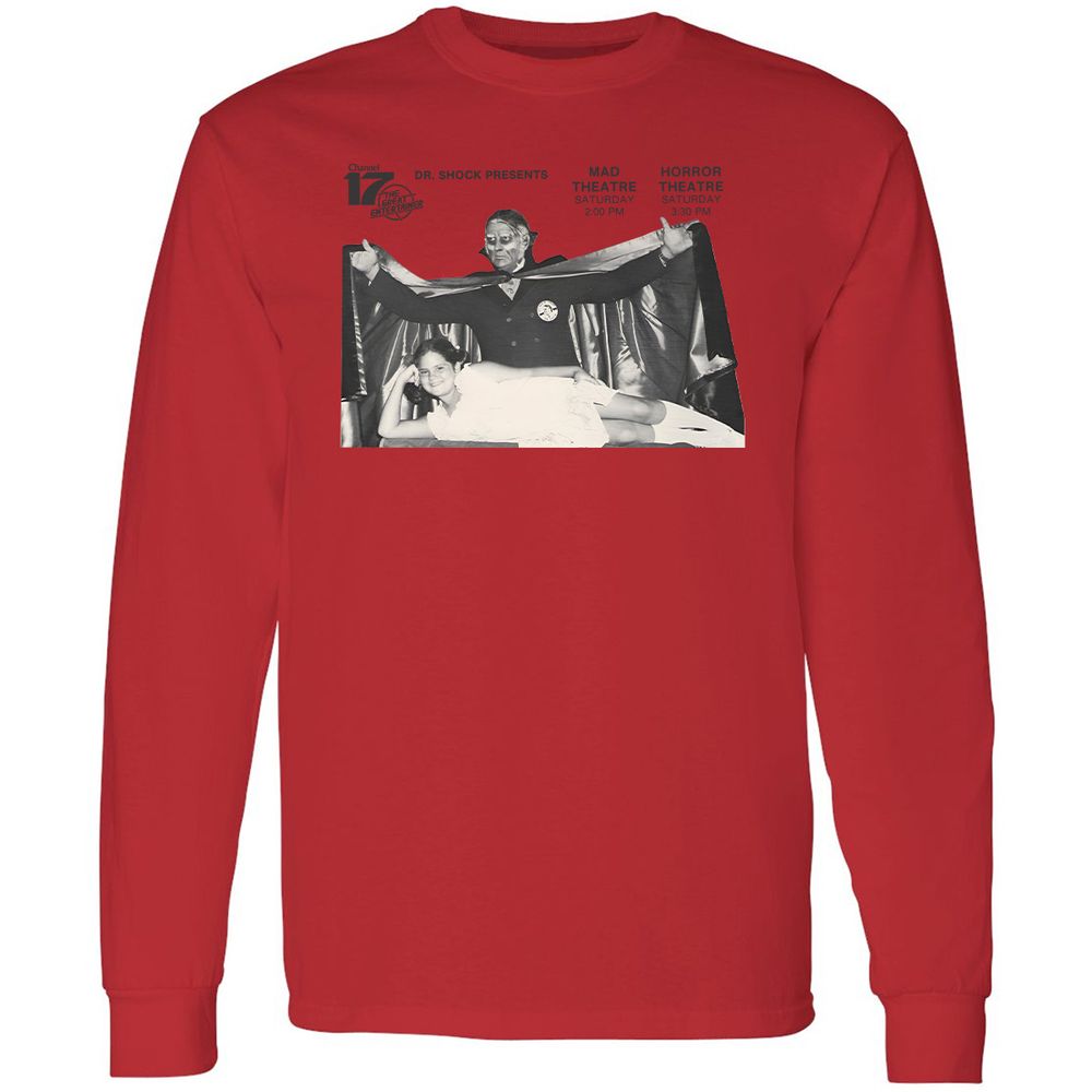 Long Sleeve T-Shirt - 5RAYFNUD - Red - 14