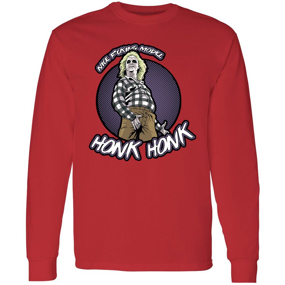 Long Sleeve T-Shirt - XXPWN493 - Red - 14