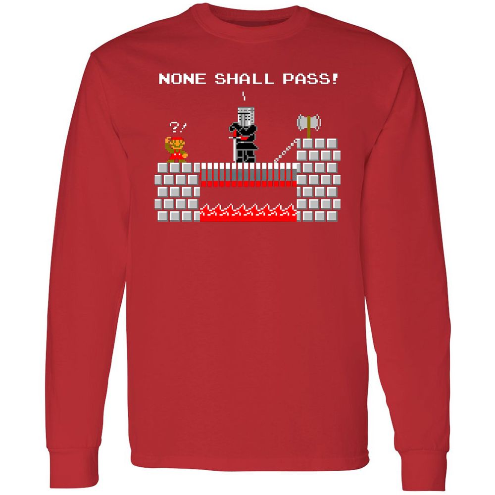 Long Sleeve T-Shirt - JZ63X5RR - Red - 14