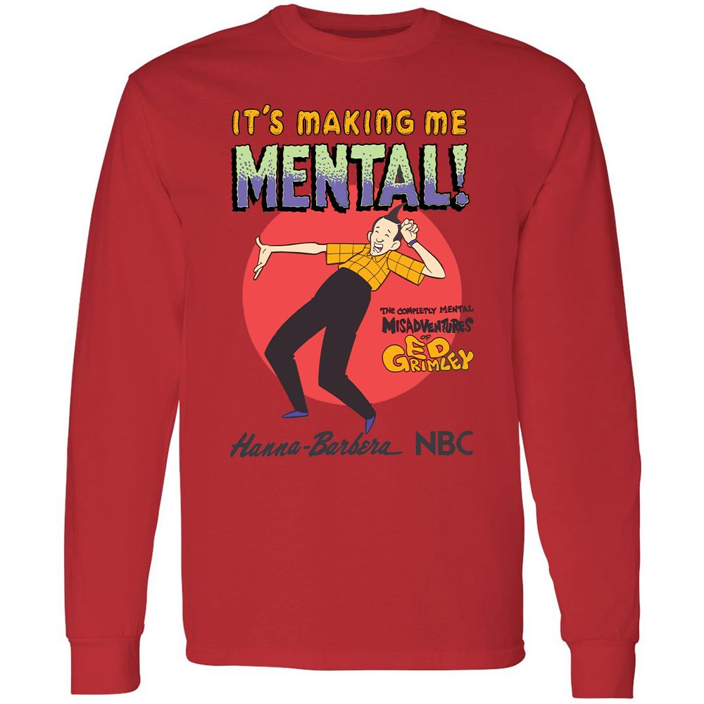 Long Sleeve T-Shirt - 54F5CD7U - Red - 14
