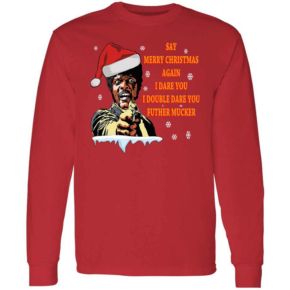 Long Sleeve T-Shirt - RLQREWXW - Red - 14