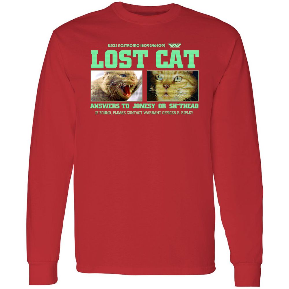 Long Sleeve T-Shirt - LBY2UQNJ - Red - 14