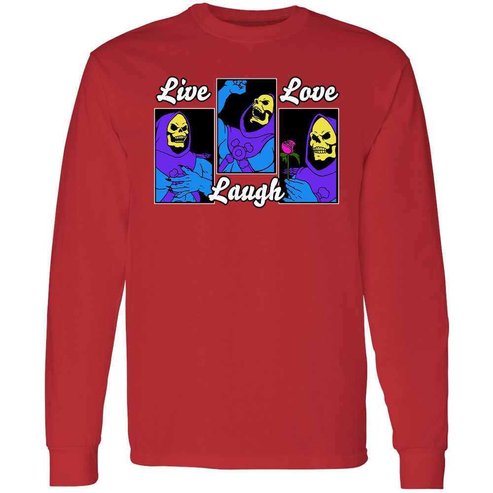 Long Sleeve T-Shirt - QT656U3Q - Red - 14