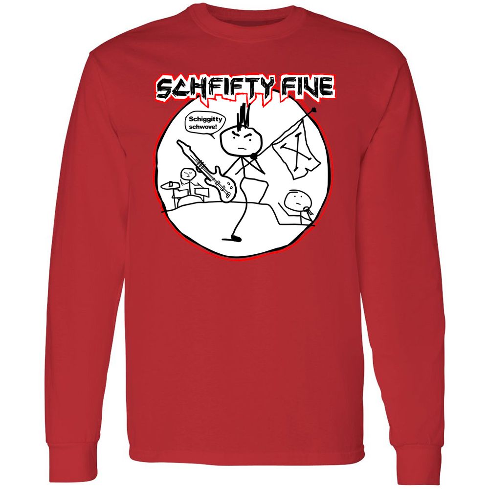 Long Sleeve T-Shirt - 1CRH54H9 - Red - 14