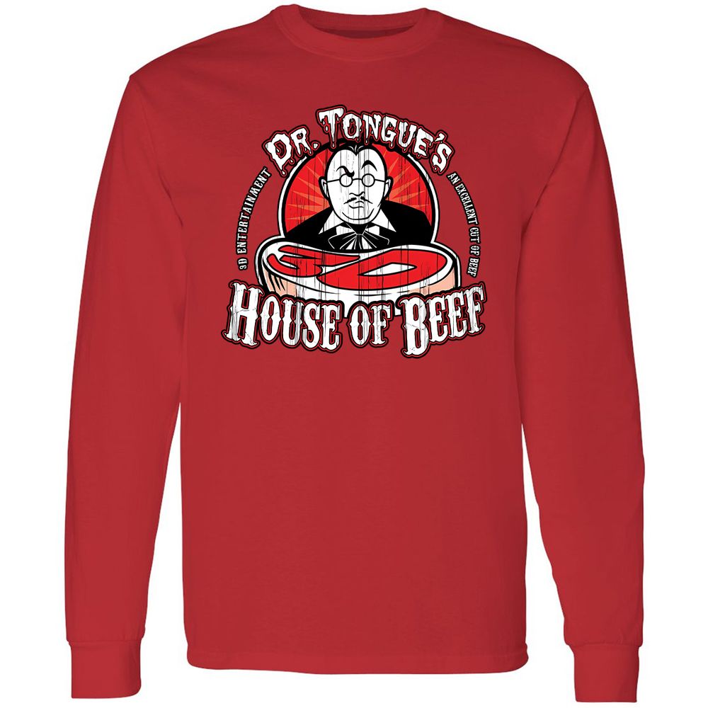 Long Sleeve T-Shirt - S3N4ZXK5 - Red - 14