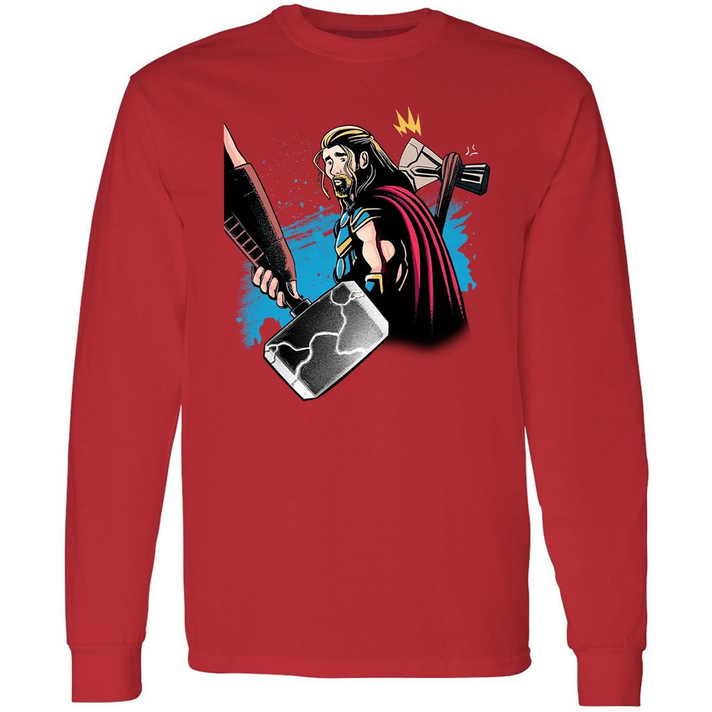 Long Sleeve T-Shirt - JM6TJGSJ - Red - 14