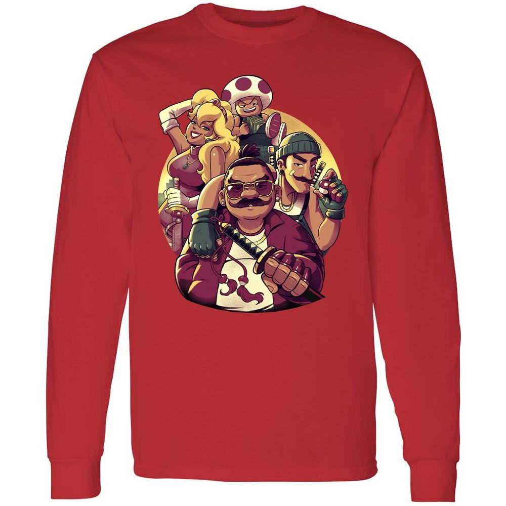 Long Sleeve T-Shirt - 2E2PHC8T - Red - 14