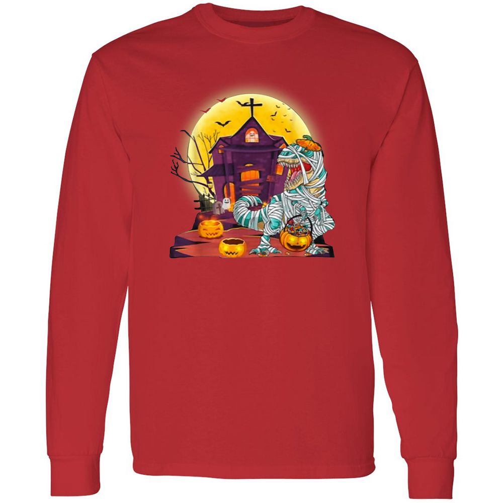 Long Sleeve T-Shirt - 6HC4EKHY - Red - 14