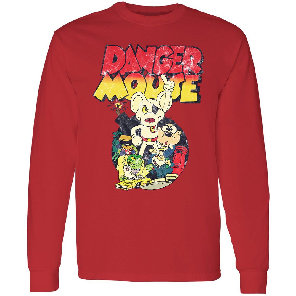 Long Sleeve T-Shirt - KDSH1GDK - Red - 14