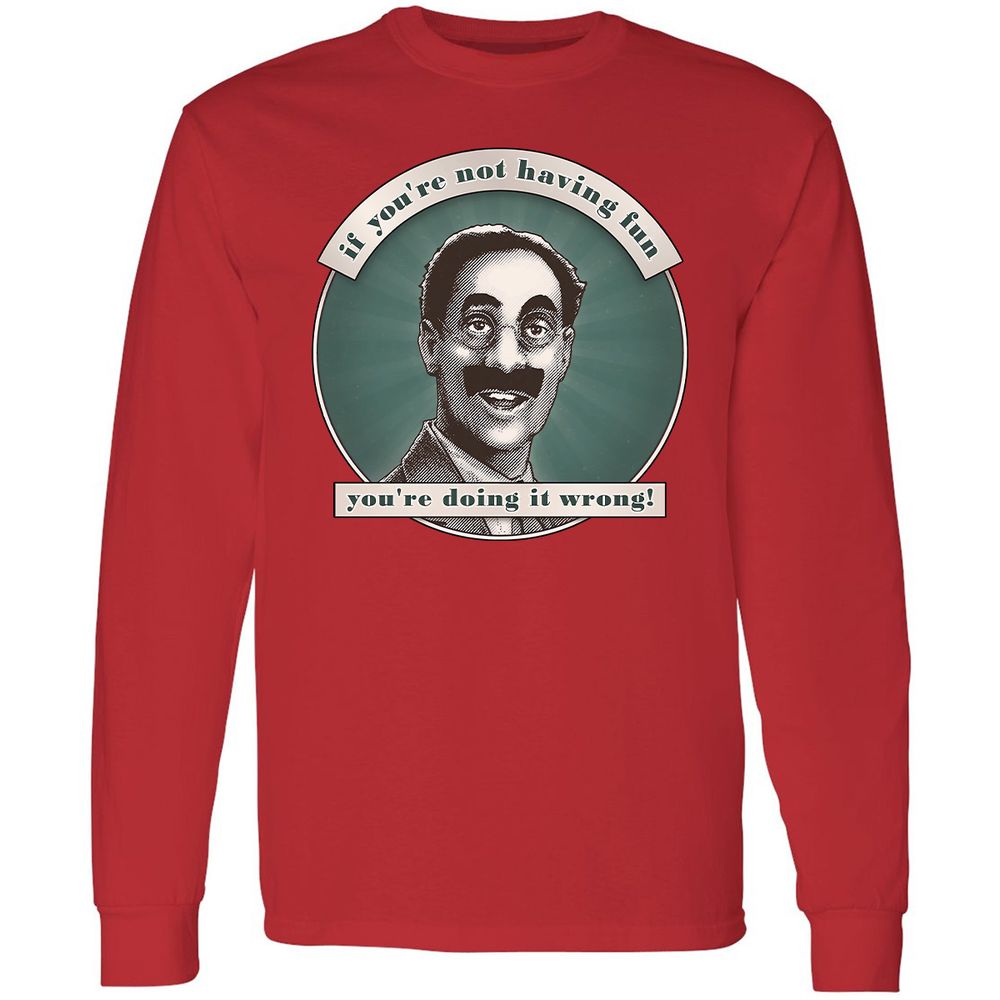Long Sleeve T-Shirt - 71YCA7SH - Red - 14