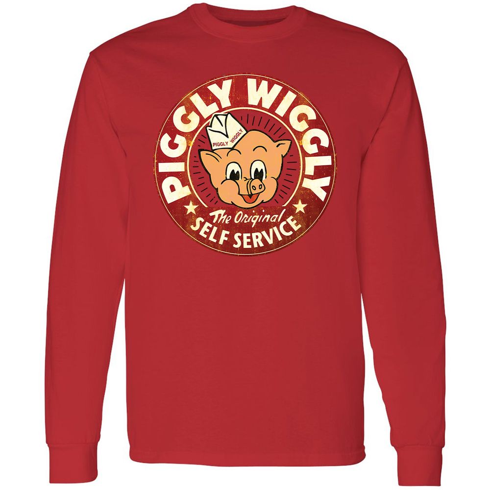 Long Sleeve T-Shirt - W6JRKHWB - Red - 14