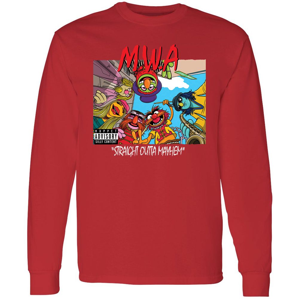 Long Sleeve T-Shirt - AV4PPJCY - Red - 14