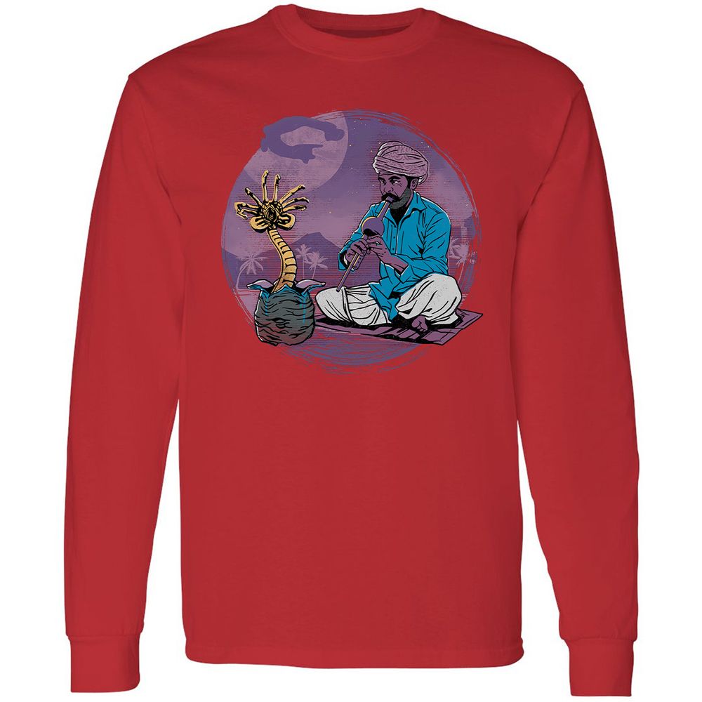 Long Sleeve T-Shirt - QK3DJ7U1 - Red - 14