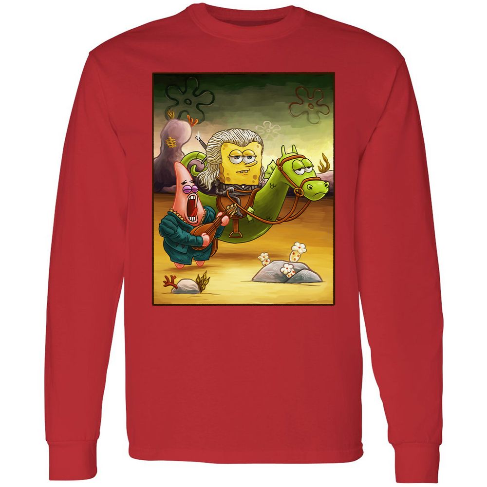 Long Sleeve T-Shirt - UZFZV3RH - Red - 14