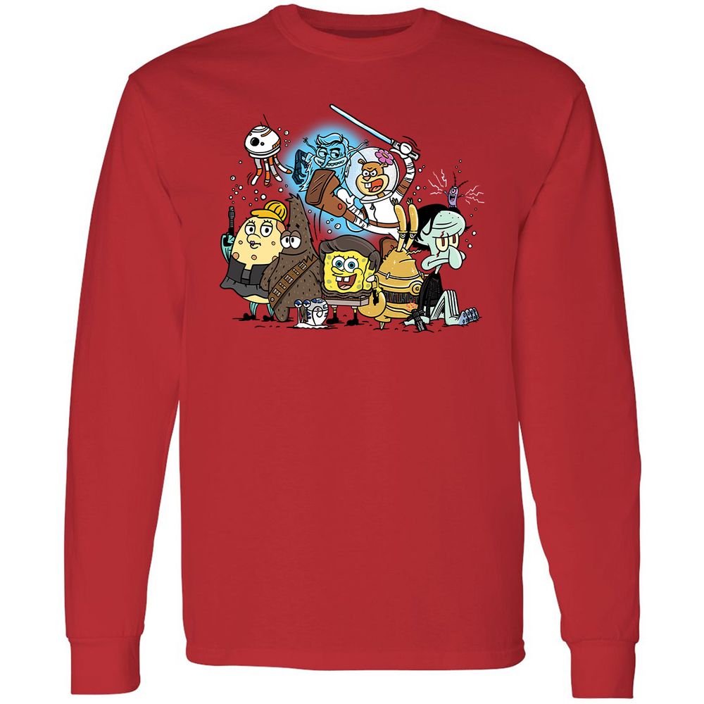 Long Sleeve T-Shirt - A5HBBW1X - Red - 14