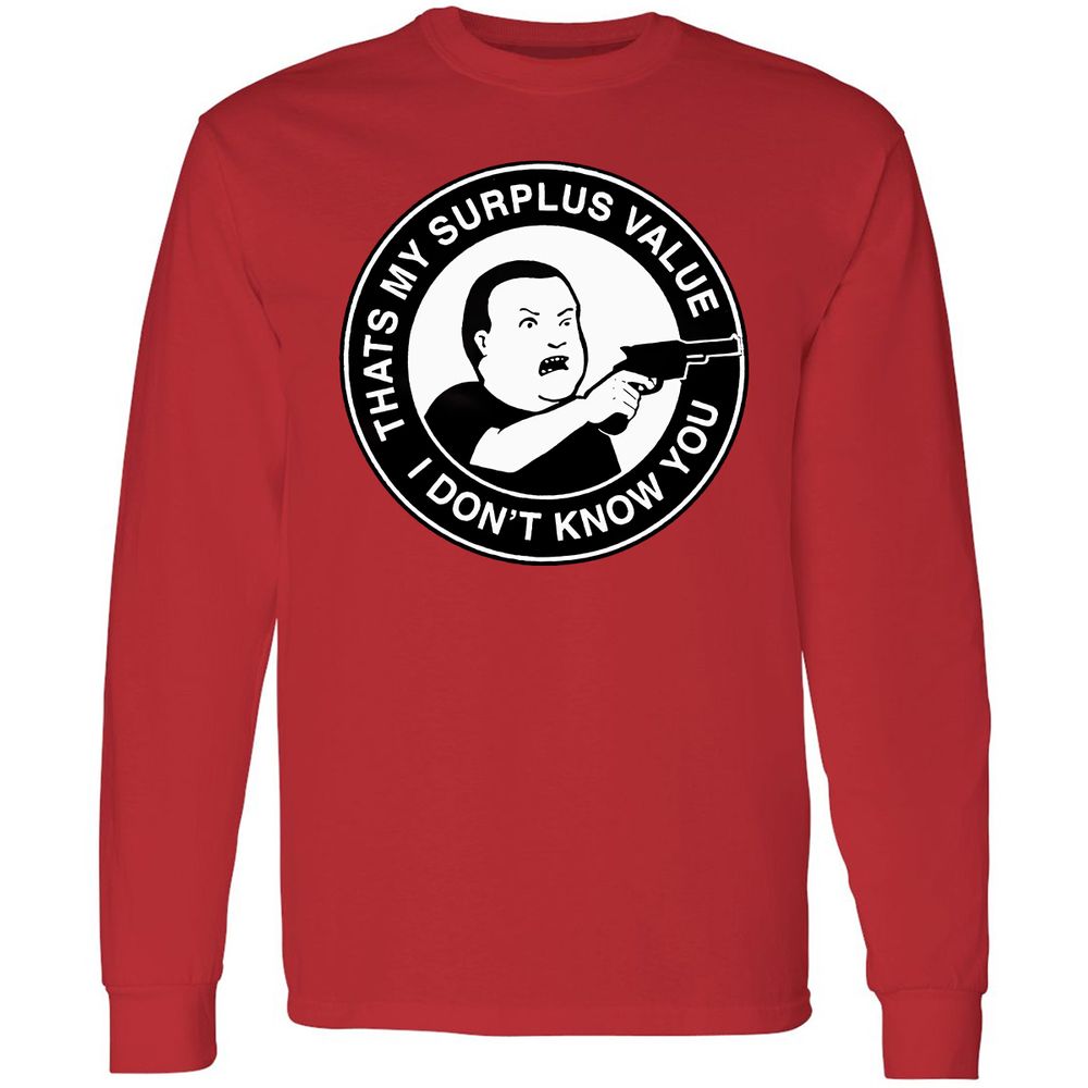 Long Sleeve T-Shirt - WFS5AY18 - Red - 14