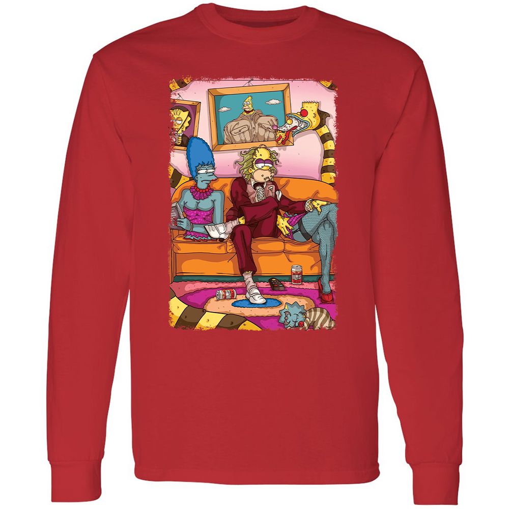 Long Sleeve T-Shirt - 21TJ8W3V - Red - 14
