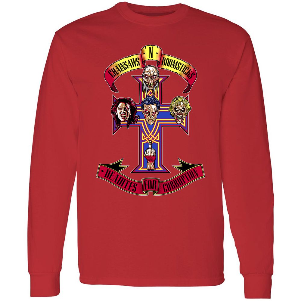 Long Sleeve T-Shirt - UQW6SSGK - Red - 14