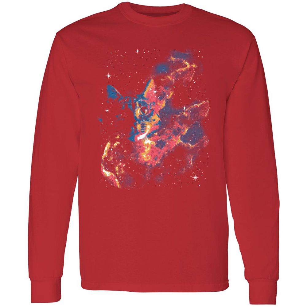 Long Sleeve T-Shirt - M8GZQVBA - Red - 14