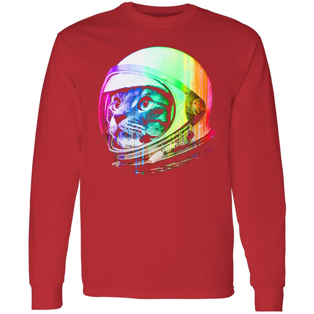 Long Sleeve T-Shirt - 8QG1WVSC - Red - 14
