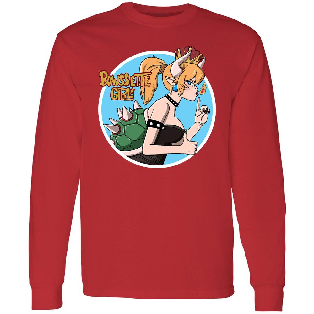 Long Sleeve T-Shirt - W956477P - Red - 14