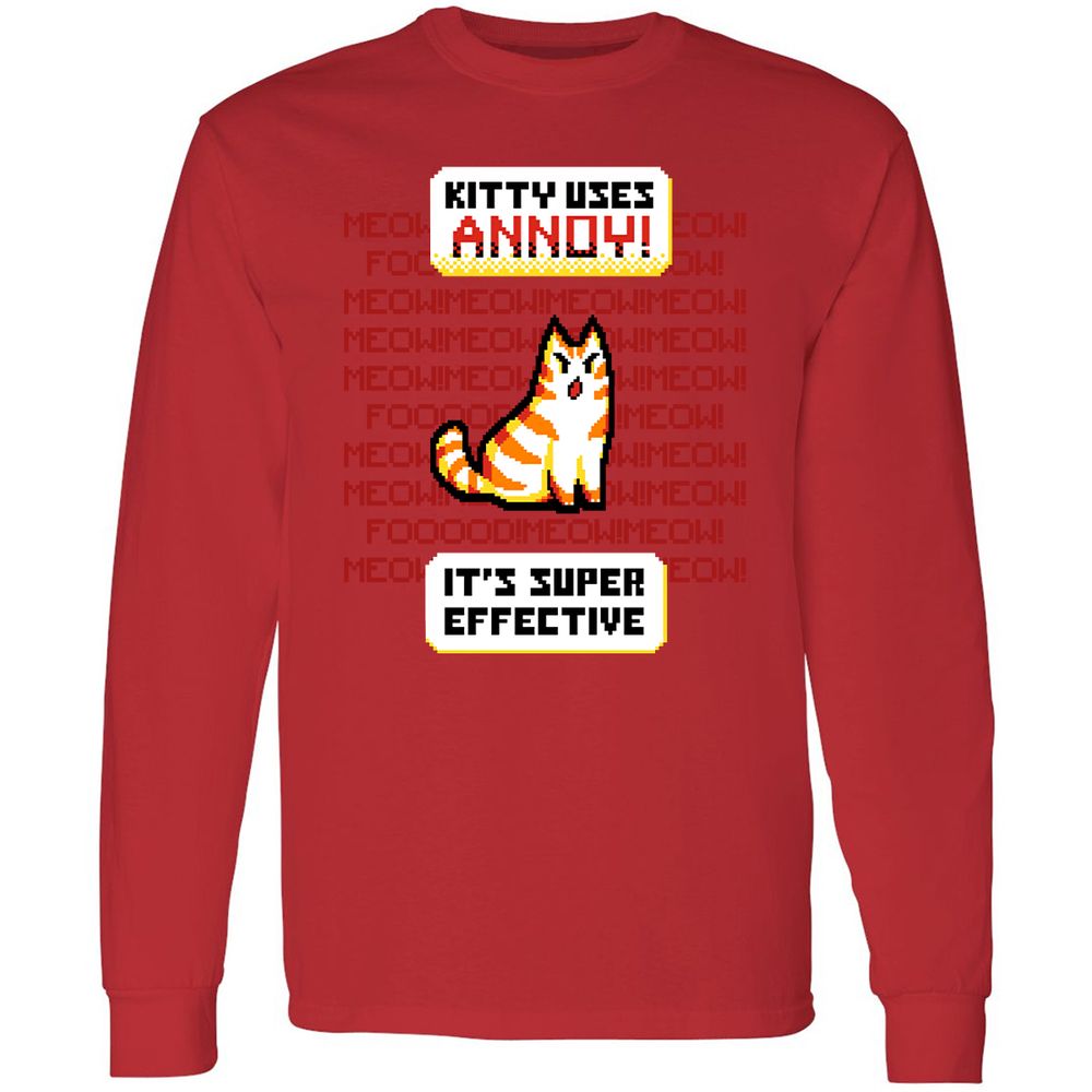 Long Sleeve T-Shirt - 6J2PKKVB - Red - 14