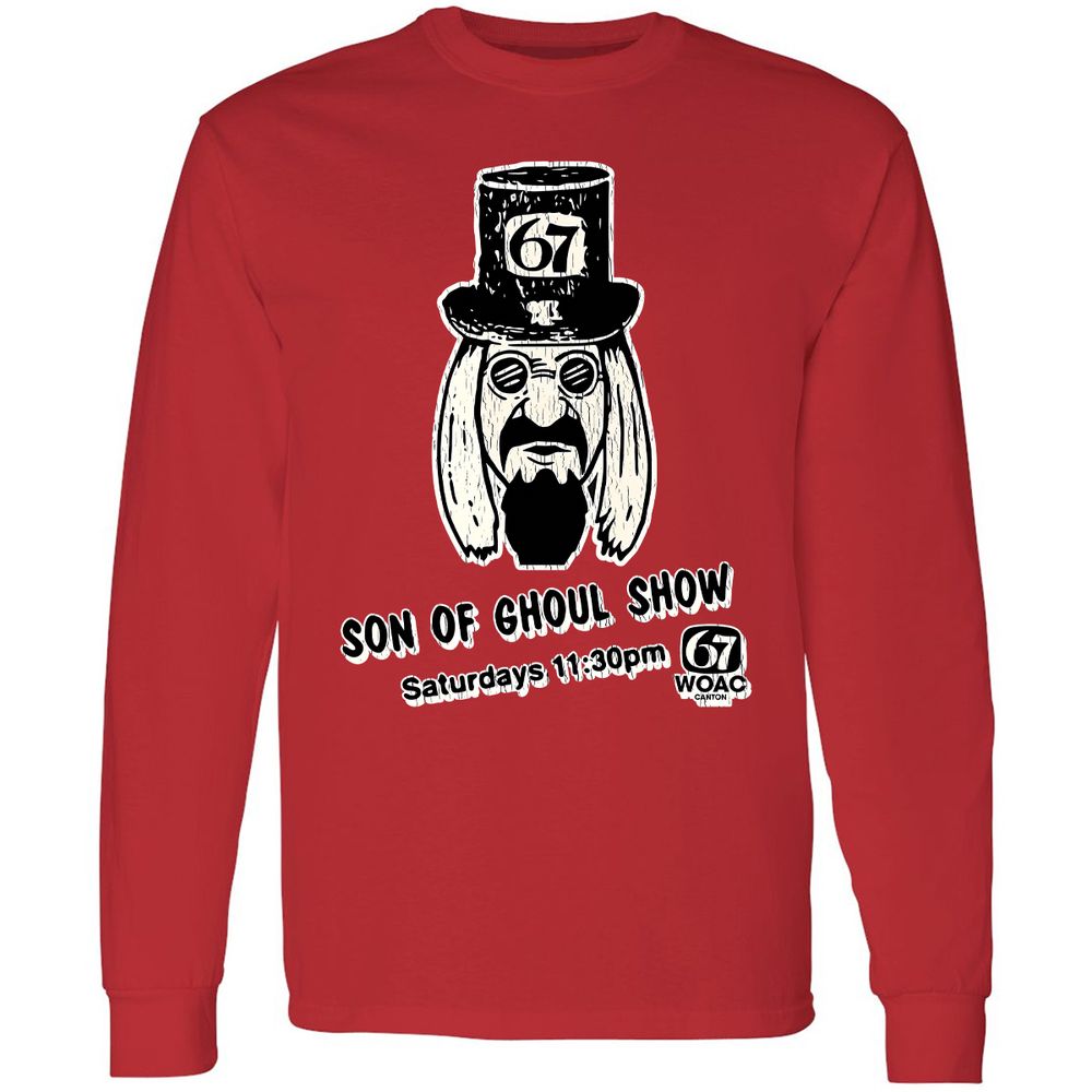 Long Sleeve T-Shirt - WUZLFRUF - Red - 14