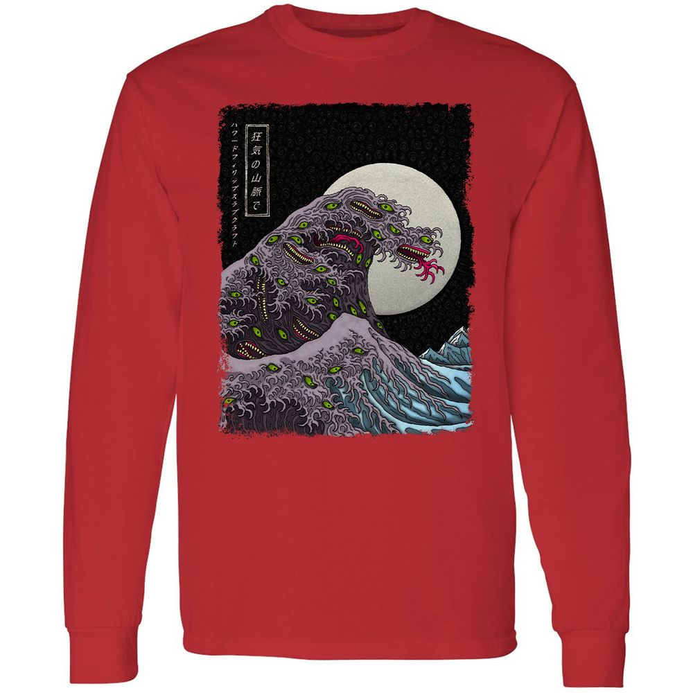 Long Sleeve T-Shirt - Q18HKTWW - Red - 14