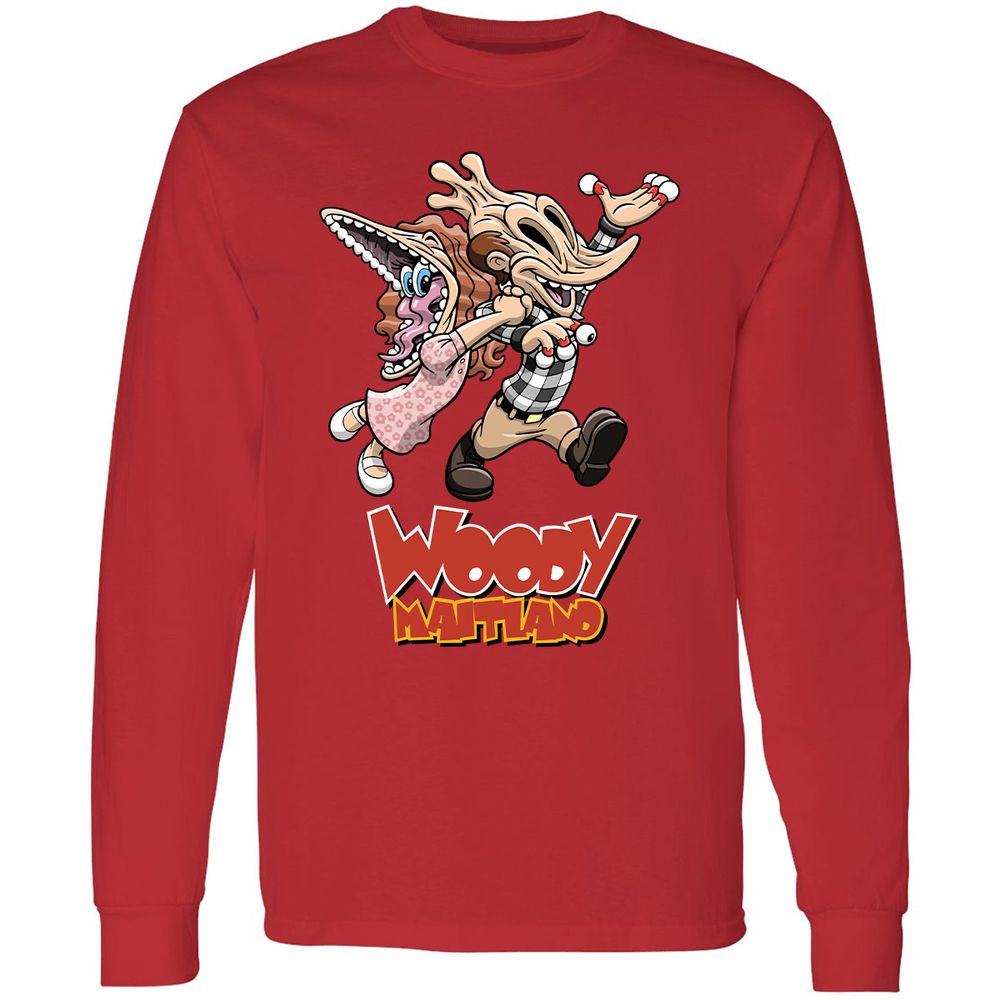 Long Sleeve T-Shirt - 3SVHN1PU - Red - 14