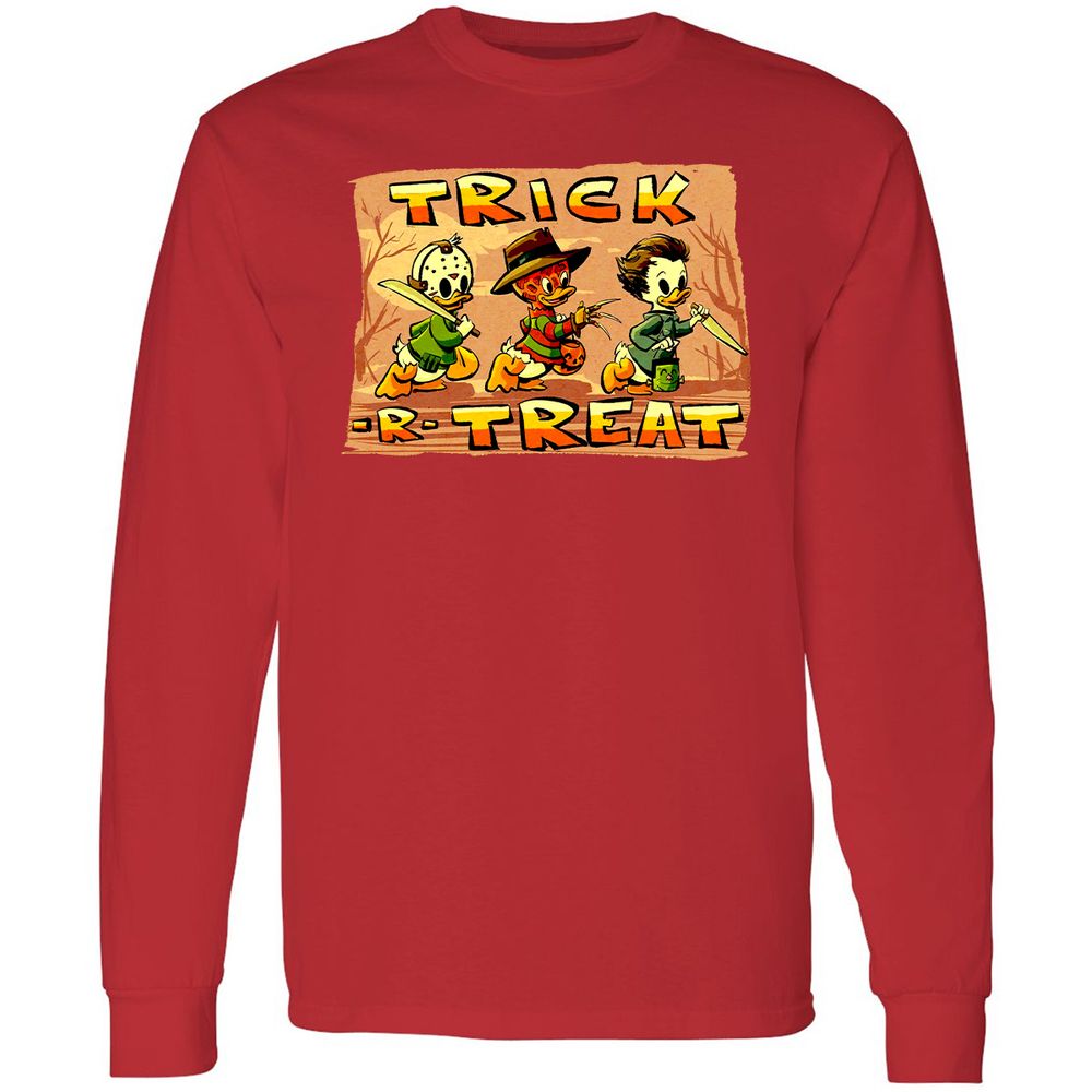 Long Sleeve T-Shirt - 72FLNZ6D - Red - 14