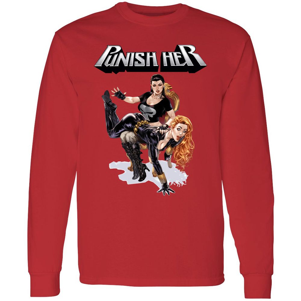 Long Sleeve T-Shirt - ZVTNKTYB - Red - 14