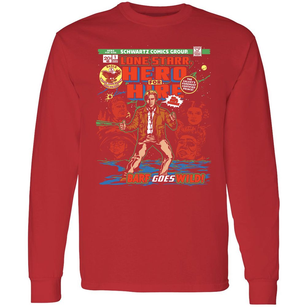 Long Sleeve T-Shirt - KJBFR13F - Red - 14