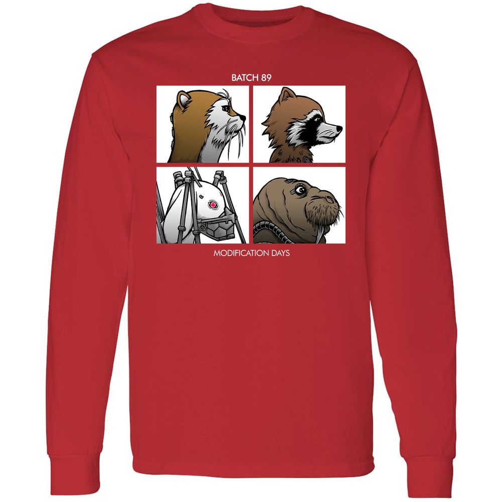 Long Sleeve T-Shirt - XY8Z3B4G - Red - 14