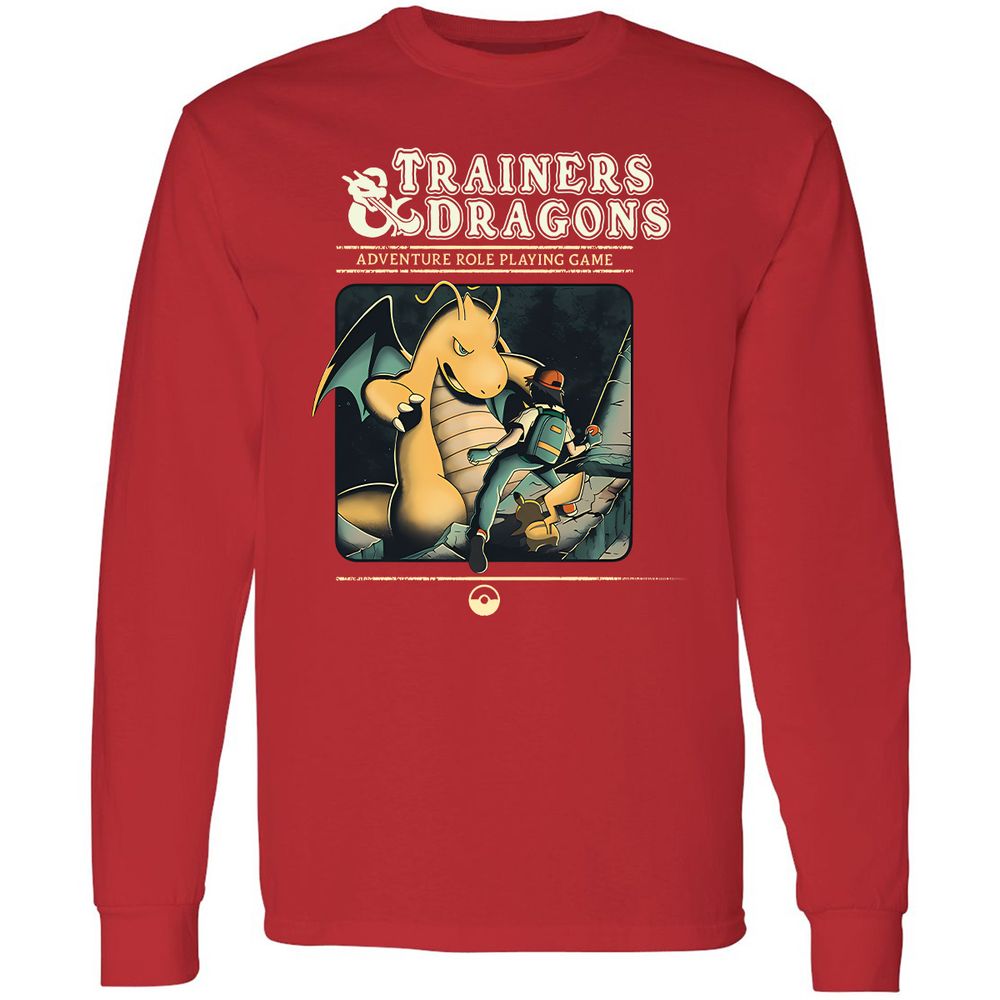 Long Sleeve T-Shirt - 966T7A4P - Red - 14