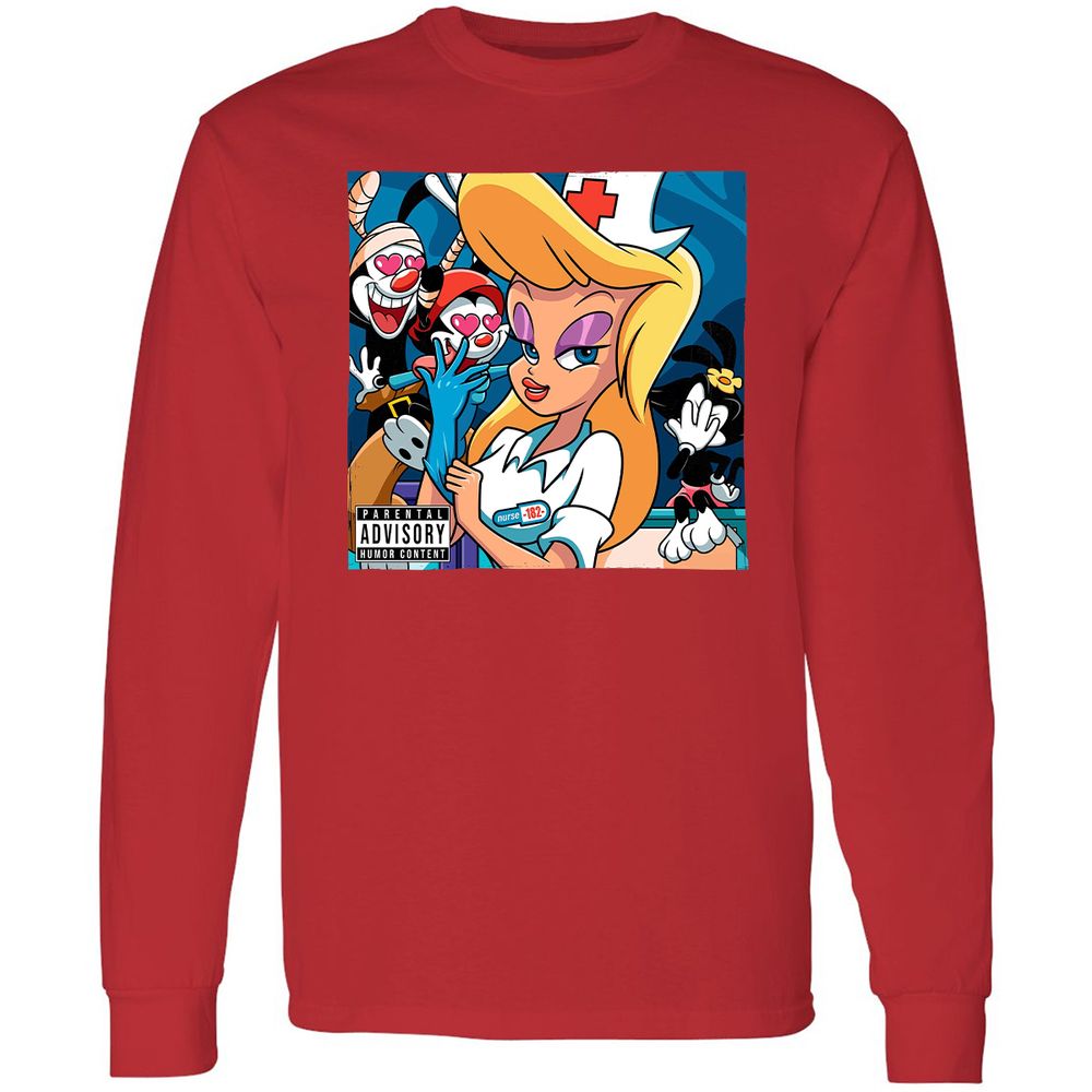 Long Sleeve T-Shirt - V33JU64P - Red - 14