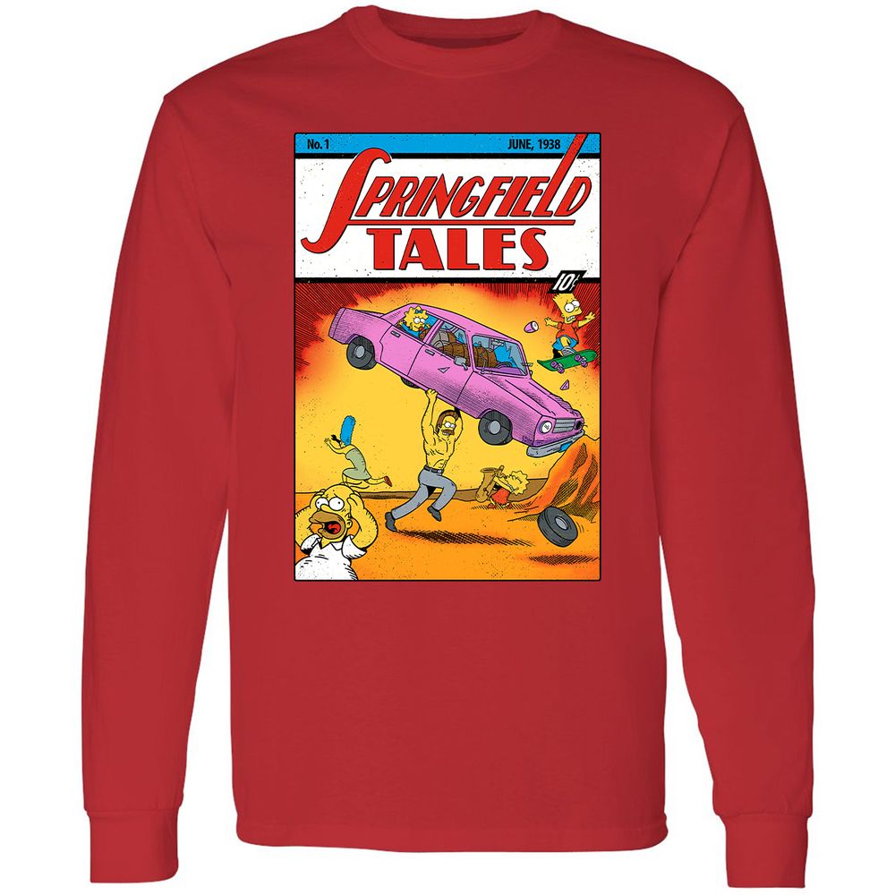 Long Sleeve T-Shirt - 9NH8ACWQ - Red - 14