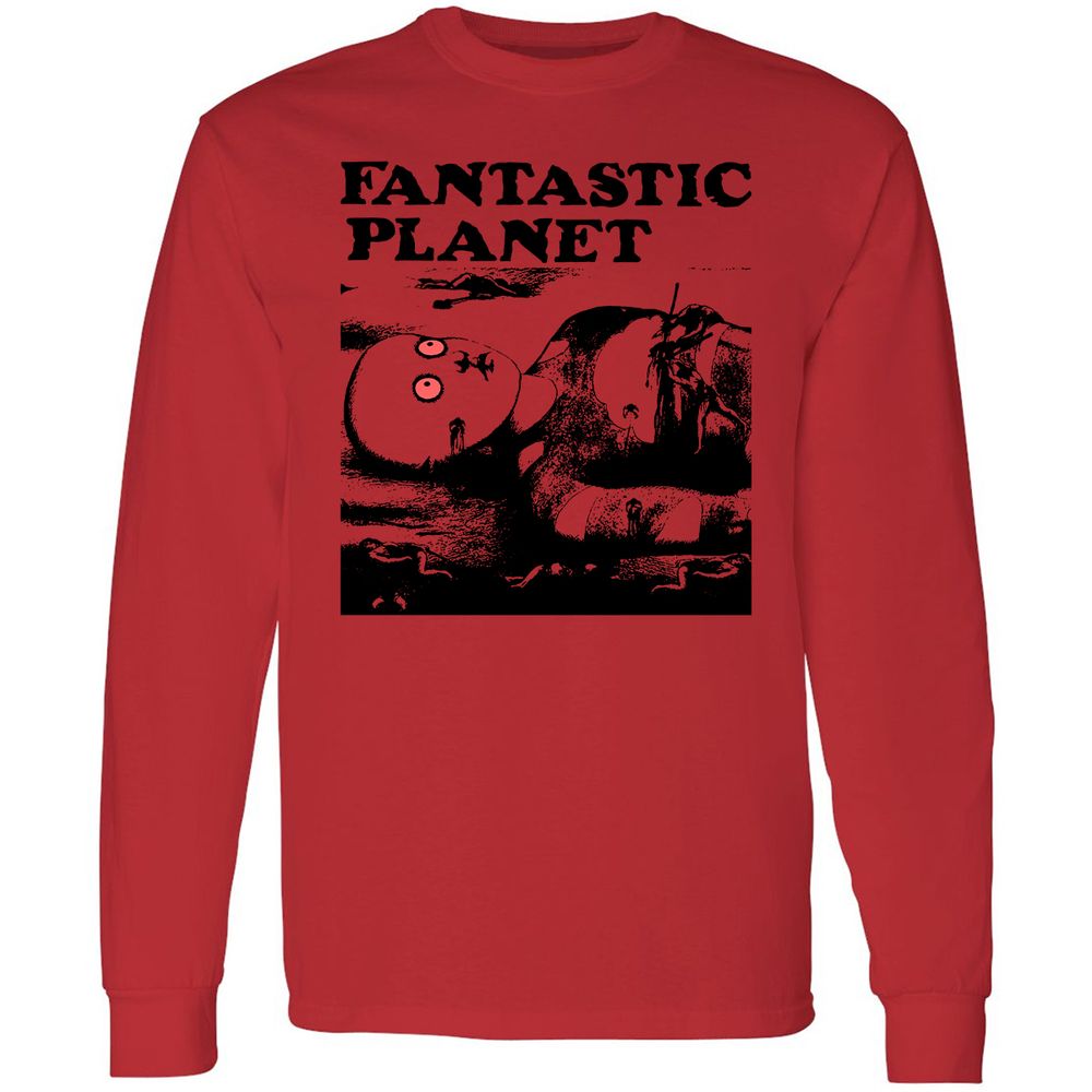 Long Sleeve T-Shirt - KSHKJLJY - Red - 14